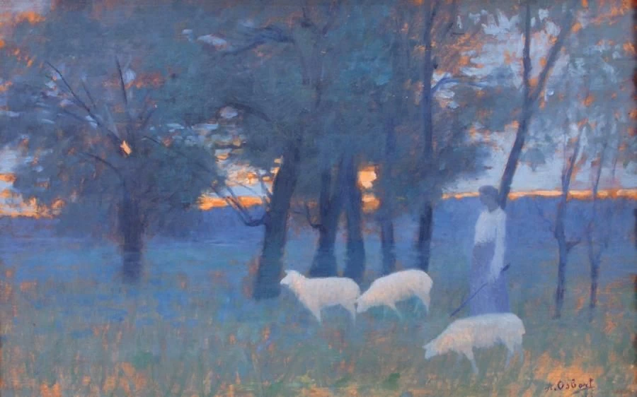 Pascolo al tramonto